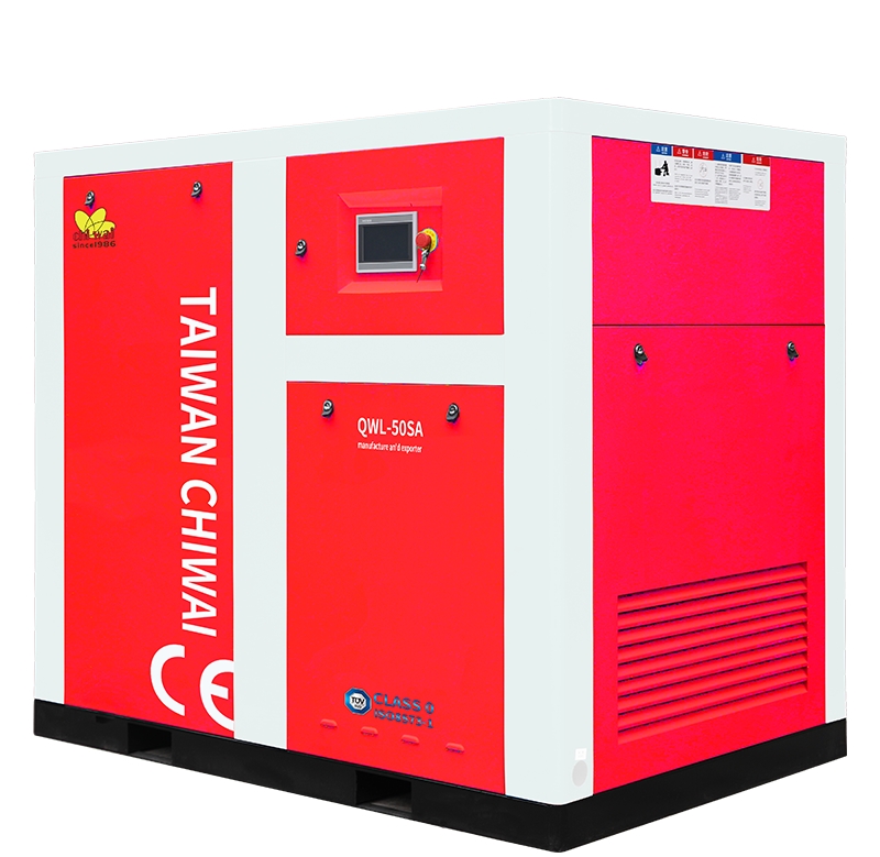 Water lubricated screw air compressor