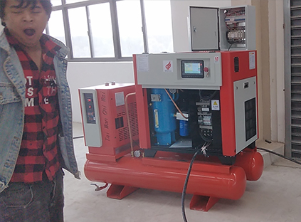 Oil-injected screw air compressors